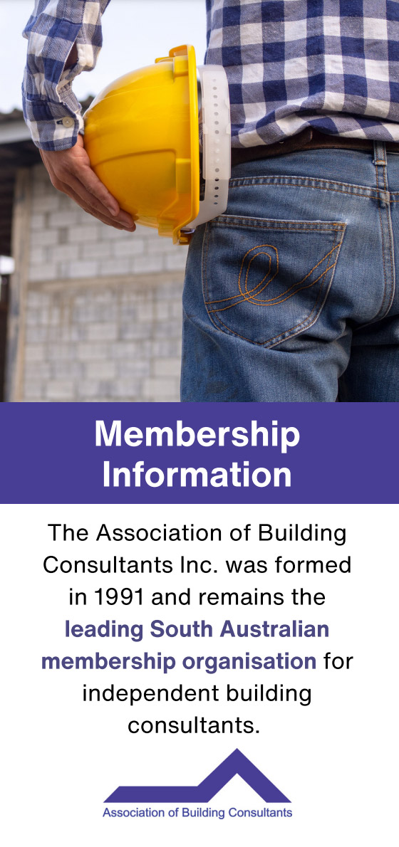 Information for Building Inspectors about the benefits of joining the Association of Building Consultants